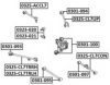 HONDA 52215SEAE04 Control Arm-/Trailing Arm Bush